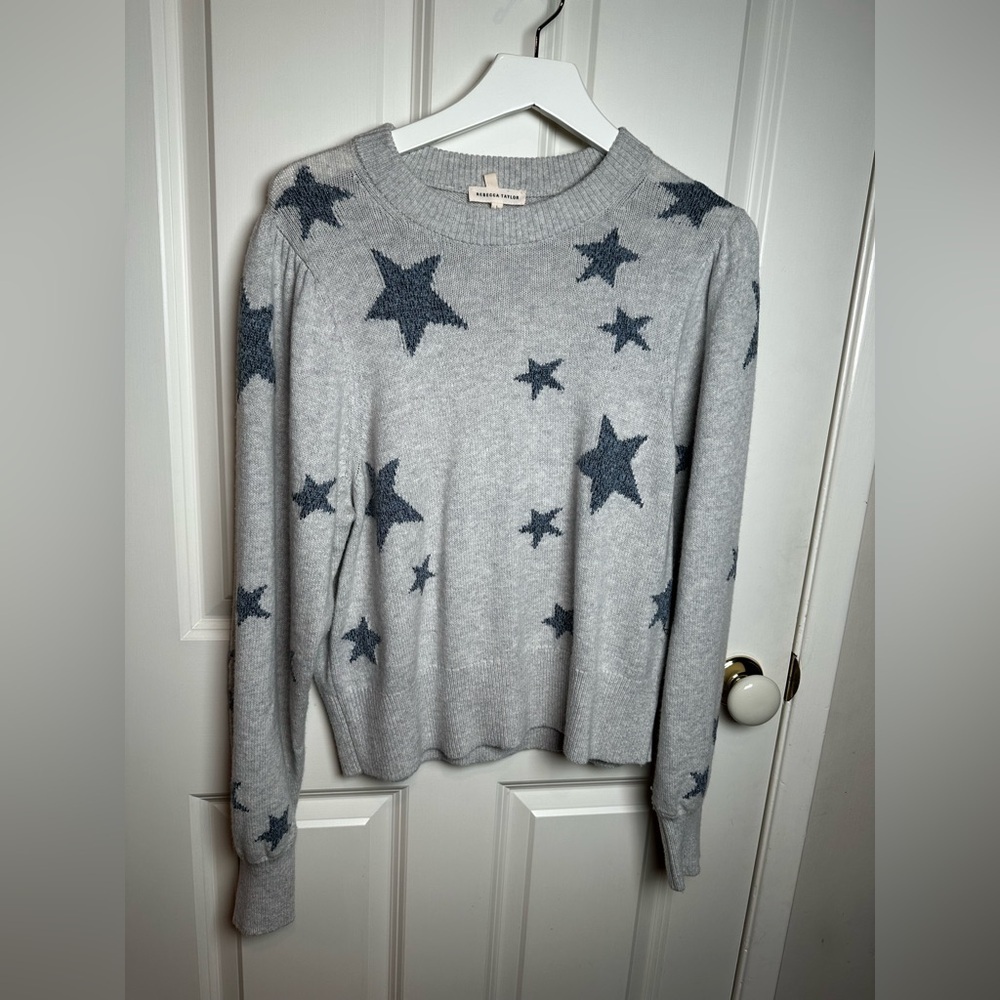 Rebecca Taylor Light Gray Knit Sweater